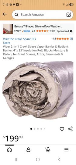 Insulate radiant       rolls approximately  6x170 ft.   $200 for all
