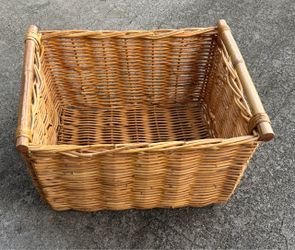 Large wicker basket