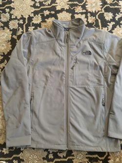 New men grey the north face apex bionic soft shell jackets