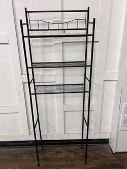 Black Metal Shelf Unit