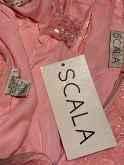 Scala Pink Formal Dress Size 4