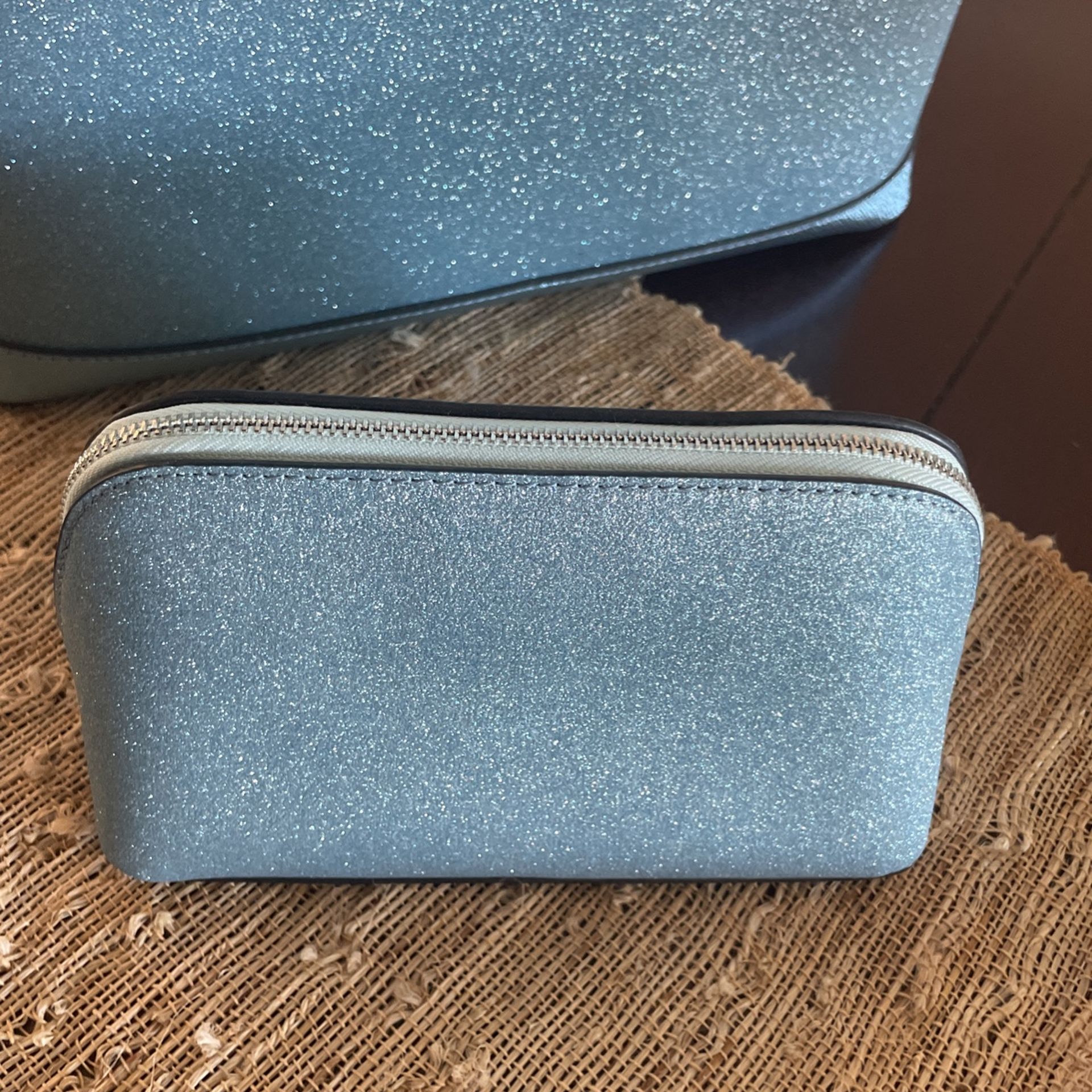 KATE SPADE blue purse with glitter Kate spade blue glitter tote for Sale in Upland CA OfferUp