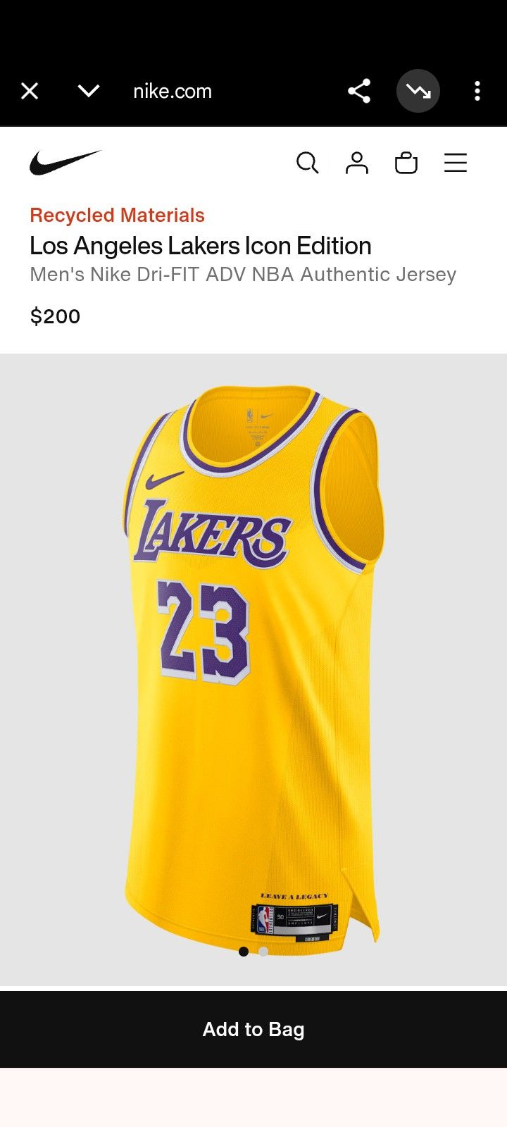 Lebron James Lakers #23