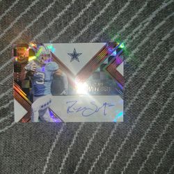 Dallas Cowboys Autographed Rookie Card 