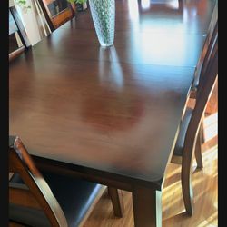 Dining Wooden Table + Chairs 