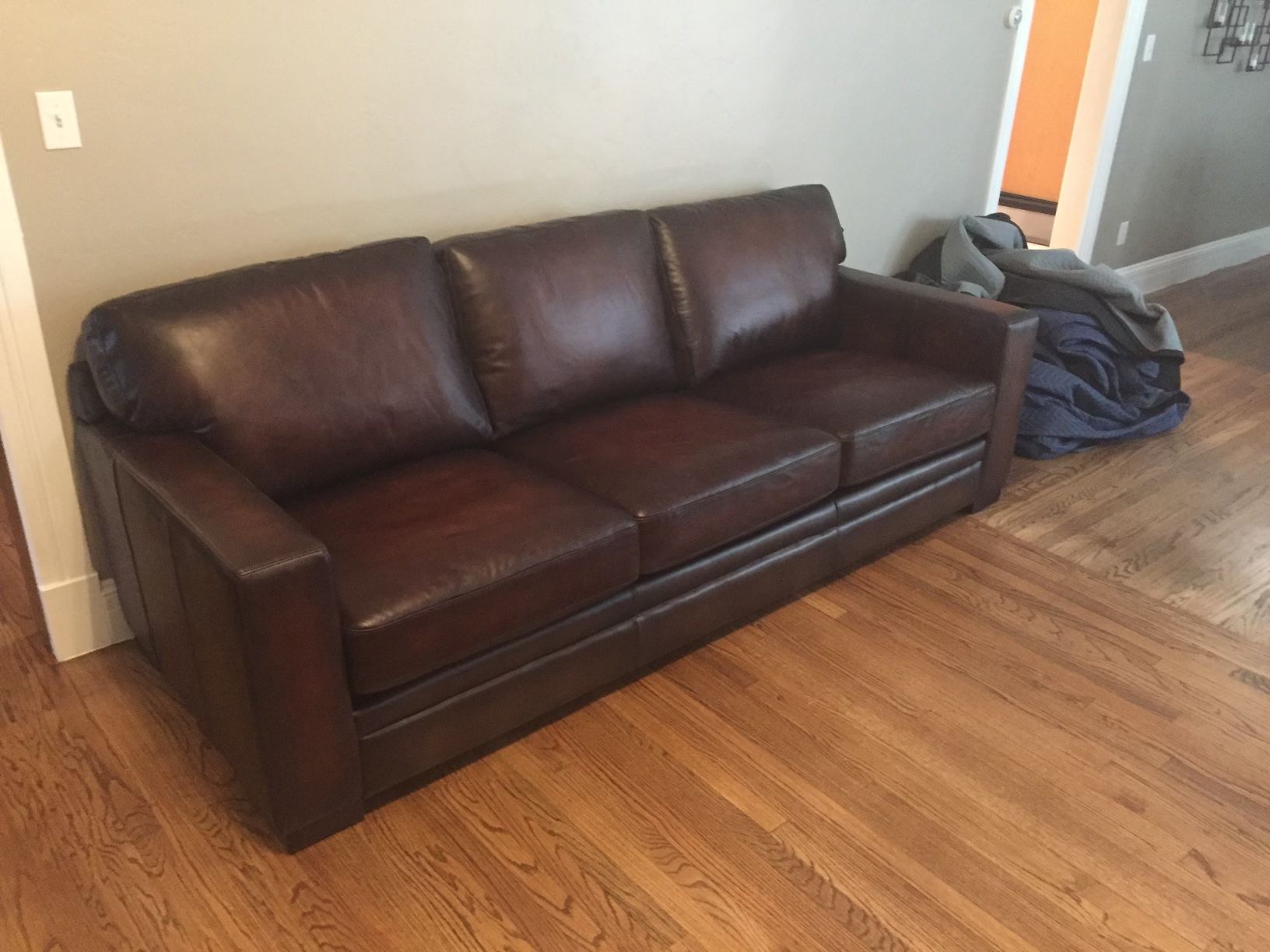 Leather couch for sale for Sale in Scottsdale, AZ OfferUp