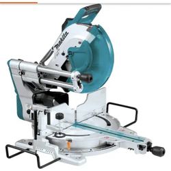 Makita 15 Amp 12 in. Dual-Bevel Sliding Compound Miter Saw with Laser