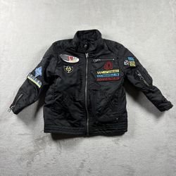 Alpha Industries Toddler 2T Black Speed Jacket 59TH Annual Air Flying Nylon #2B