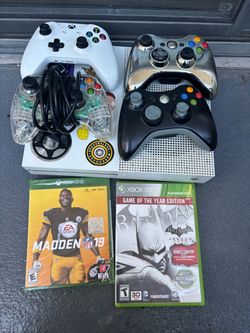 Xbox One S Console Bundle with Controllers and Games
