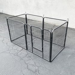 Brand New $85 Heavy Duty 32” Tall x 32” Wide x 6-Panel Pet Playpen Dog Crate Kennel Exercise Cage Fence