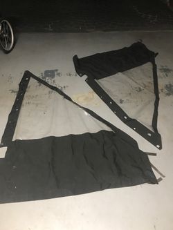 Marine boat soft glass weather guard wings