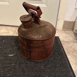 Old Justrite Oil Or Gas Can