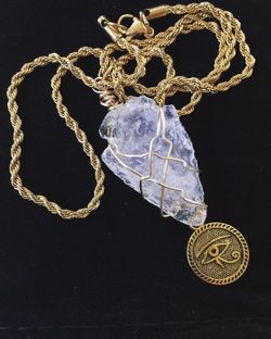 Clear Quartz Crystal Necklace