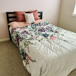 Full Bed Frame And Mattress Included