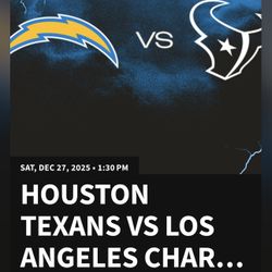Chargers VS Texans