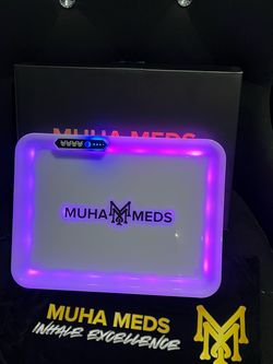 Large LED rolling tray muha