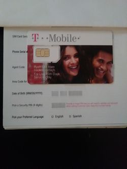 Tmobile sim card(s)