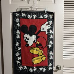 Vintage 1980s-1990s Mickey Mouse Pillowcase Disney Disneyland 80s 90s 