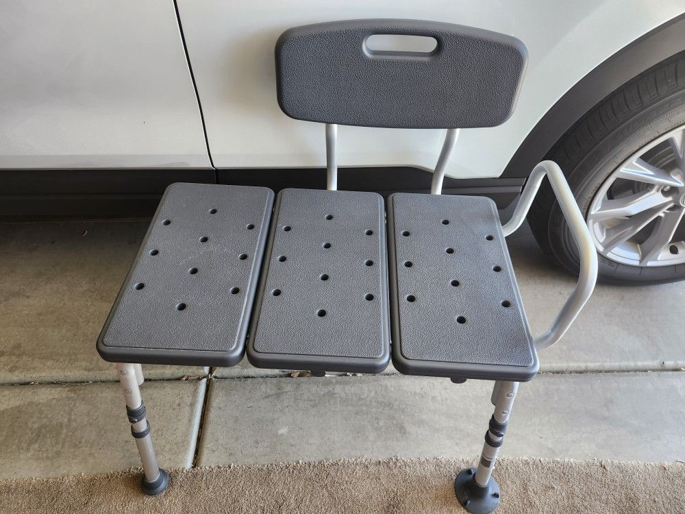 Shower transfer bench