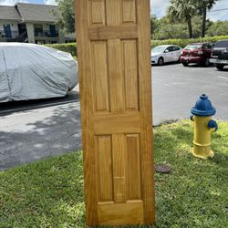 Wood Closed Door