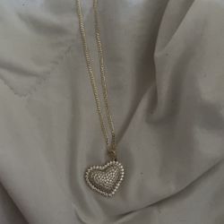 Gold Heart necklace (check description)