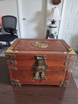 Antique jewelry box