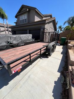 Carson Flatbed Utility Trailer 16X8