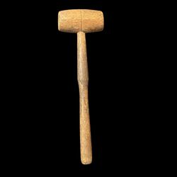 Antique miniature wood mallet/hammer
