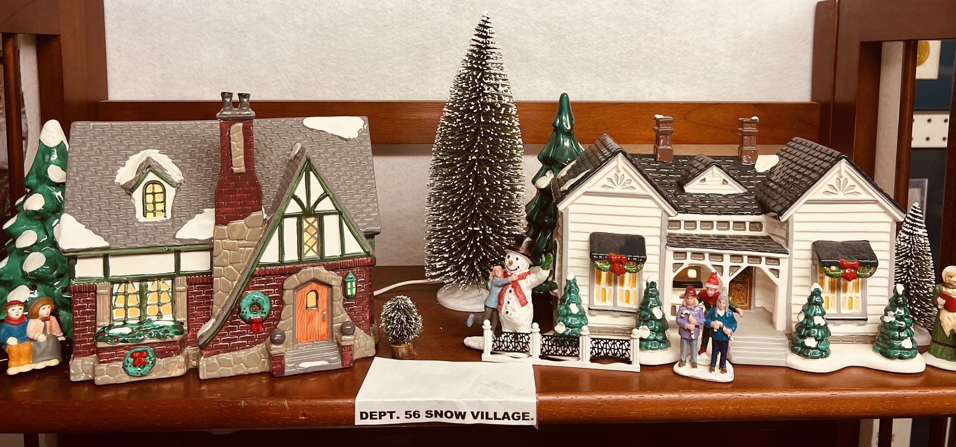 Collectable Dept. 56 Snow Village Christmas Collection With Boxes.