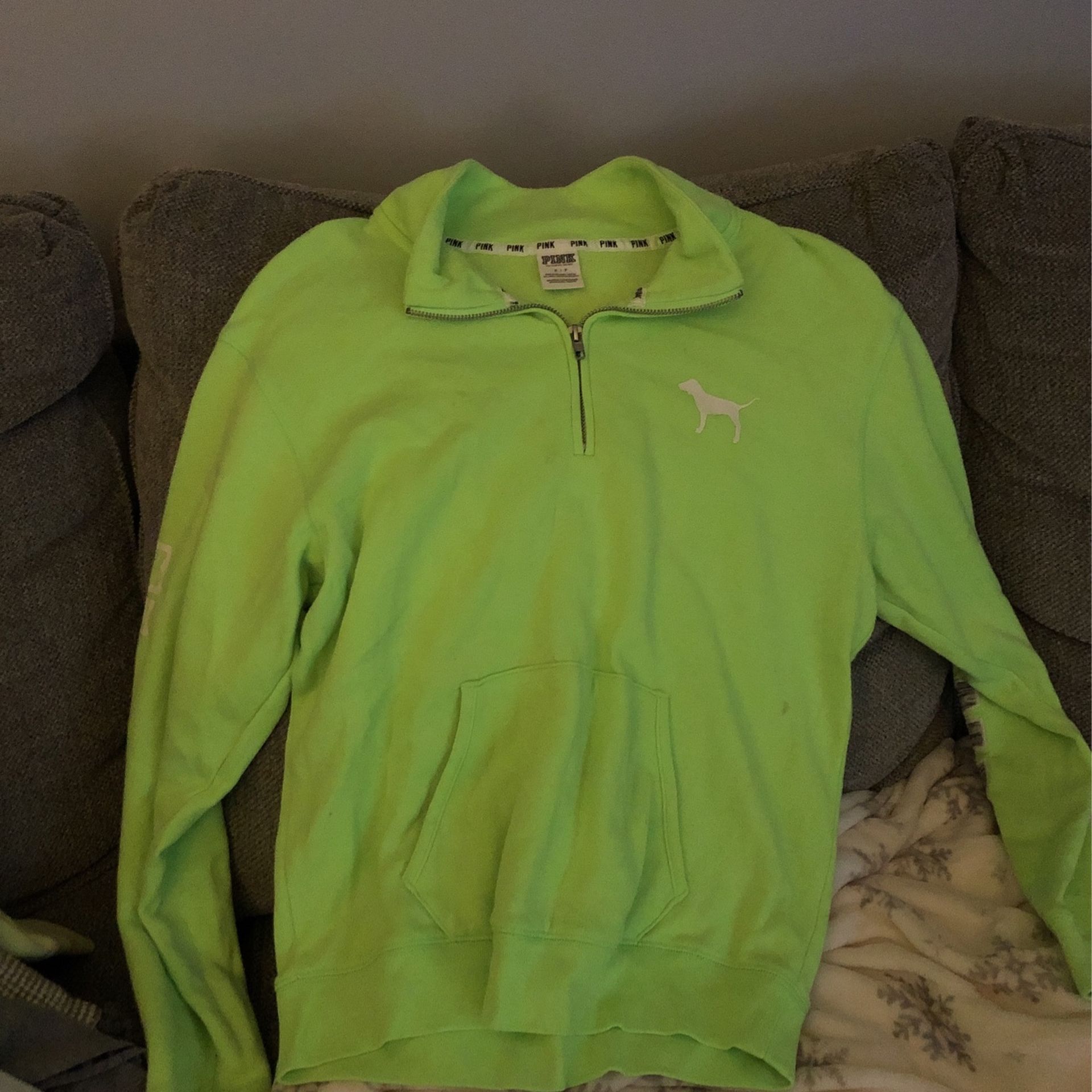 VS pink zip up jacket
