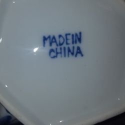 Vintage Blue Landscape China