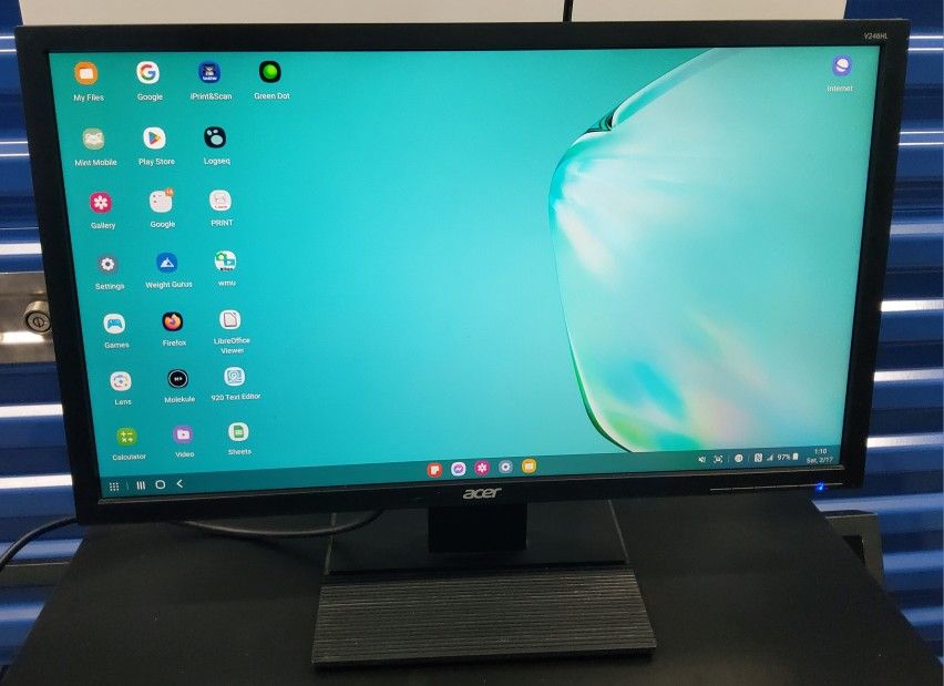 Acer V246HL Widescreen LCD Monitor 24 Inch 1080P Full HD HDMI, VGA, and DVI