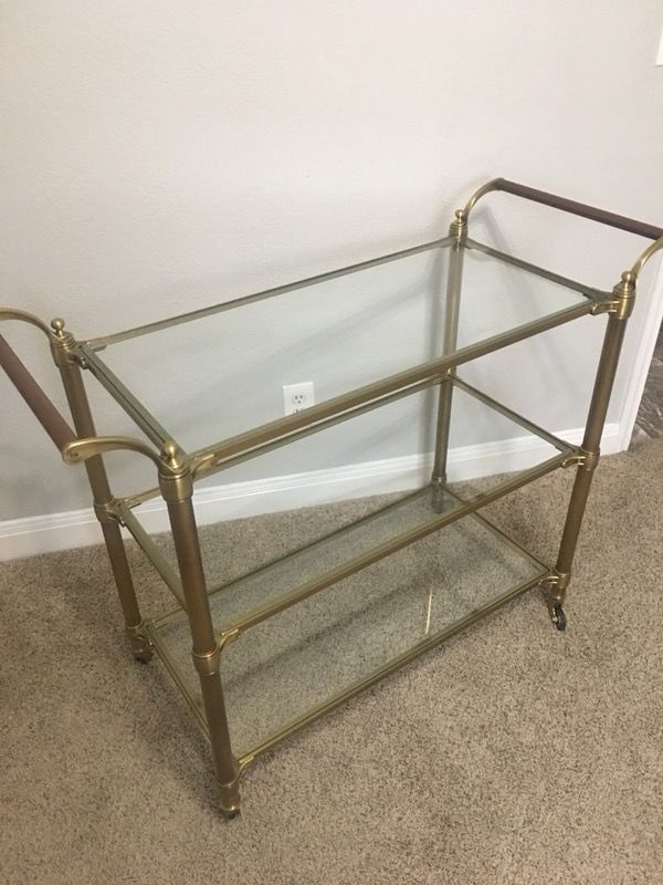 JUST REDUCED - Williams-Sonoma Beckett Bar Cart