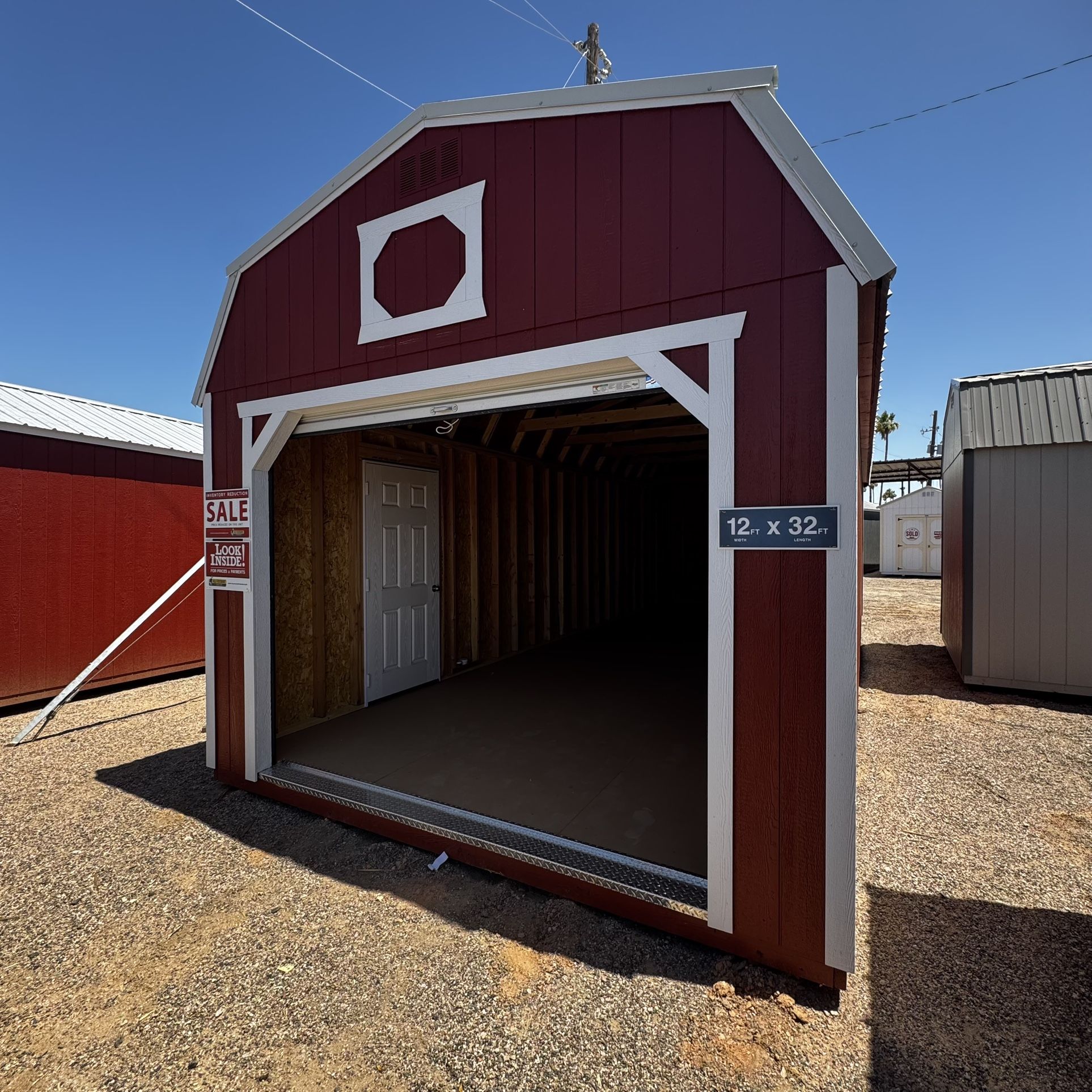 12x32 Garage w/ Loft Space β Now at a Discounted Price!