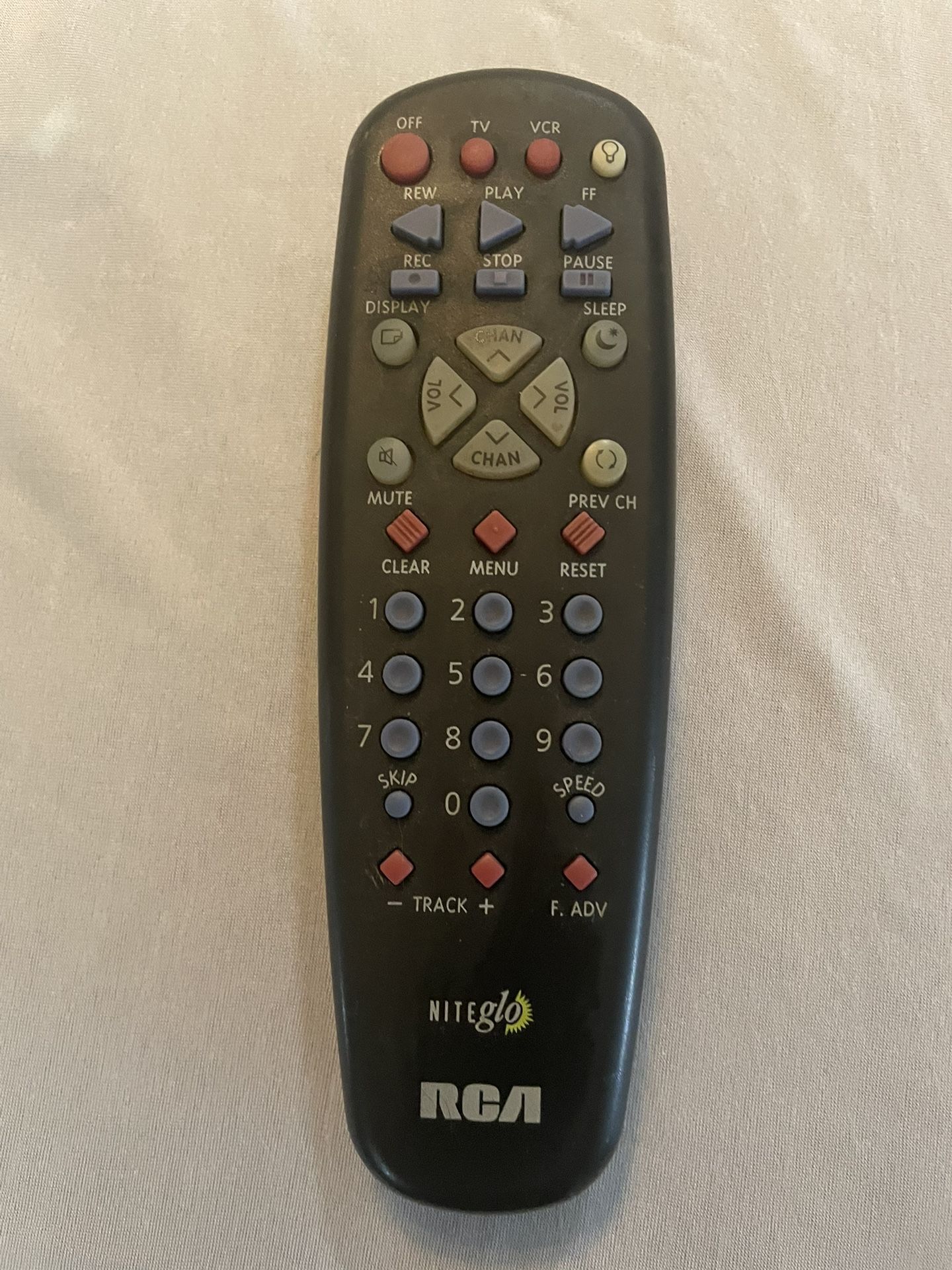 Night Glow RCA Remote