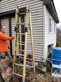 6 Ft Step Ladder To 12 Ft Extention Ladder