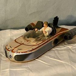 Vintage 1995 Star Wars Power Of The Force Luke's Land Speeder Vehicle