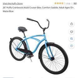 Huffy Cranbrook Cruiser Matte Blue 26”