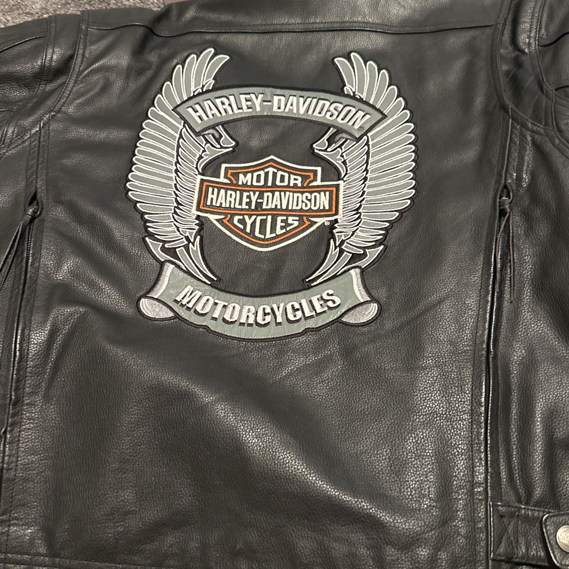 HARLEY-DAVIDSON LEATHER JACKET 2XL