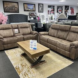 2PC Brown Sofa & Loveseat 🔥SALE🔥
