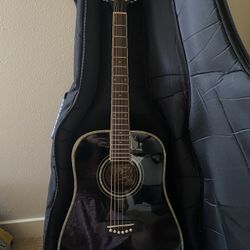Acoustic Guitar Oscar Schmidt with Case