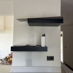 High Quality Black Floating Shelves 