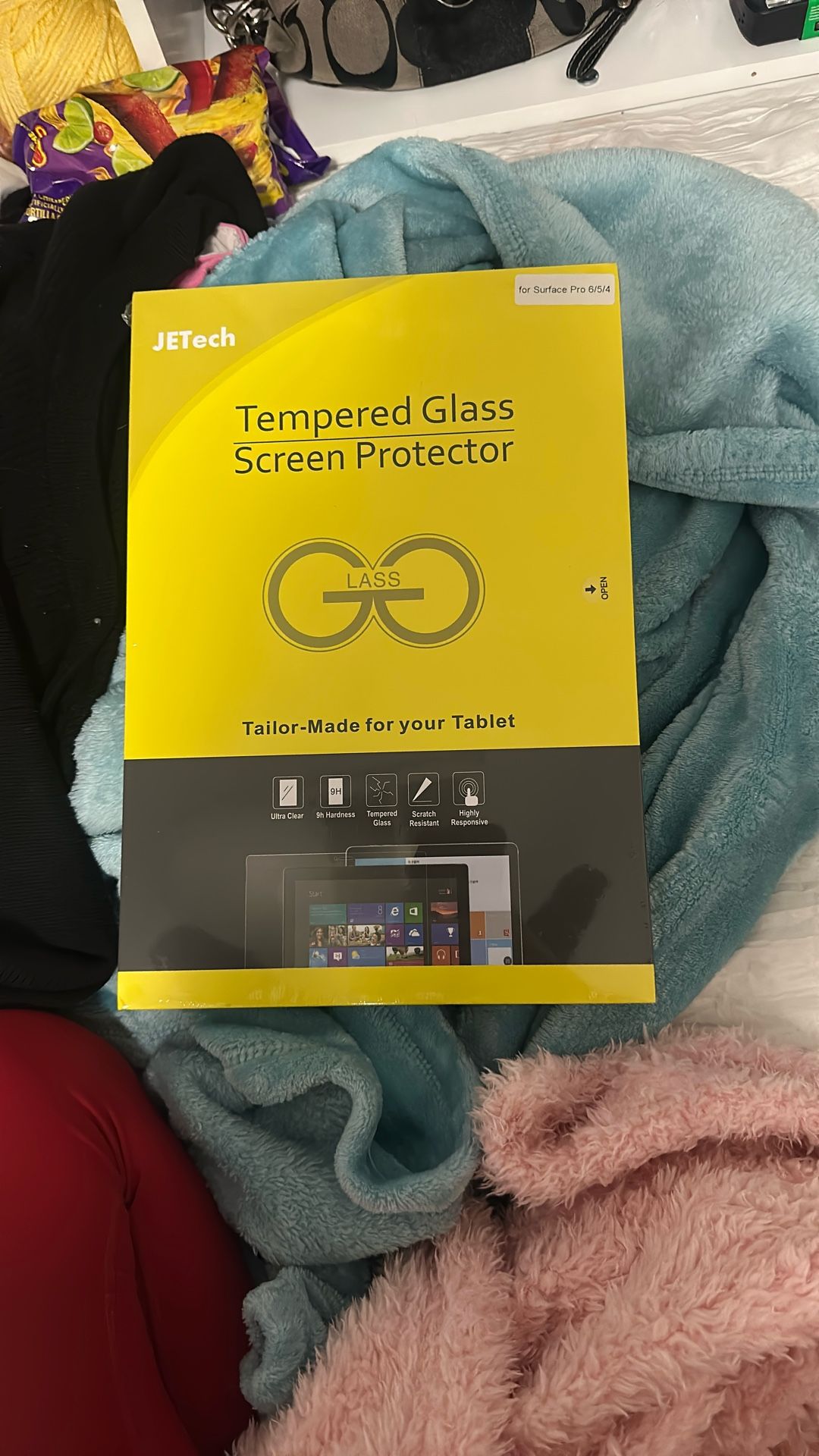 JETech Tempered Glass Screen Protector for Surface Pro 6 / 5 / 4 (New)