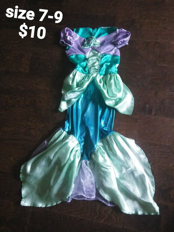 Princess Ariel little mermaid costume