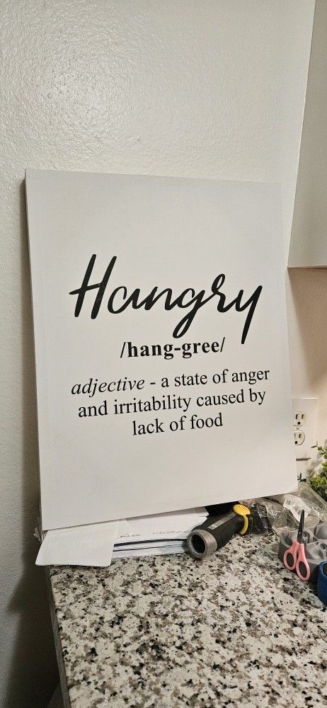 Hangry Canvas
