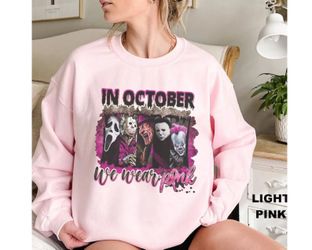 In October We Wear Pink Shirt/Crewneck Sweatshirt