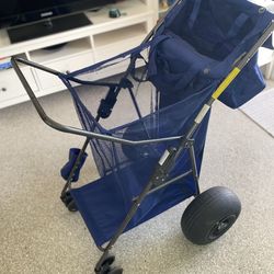 Beach Carte With Big Wheels