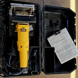 DEWALT DW682 6.5 Amp Heavy Duty Plate Joiner Kit with Hard Case WORN Once