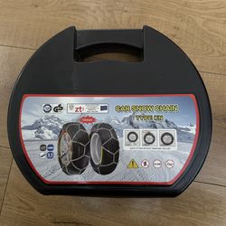 Snow-Chains Auto Fixing 1 Min Quick Fit Easy Installation Tire-Chains, Portable Reusable Universal Emergency Tire Traction Chain