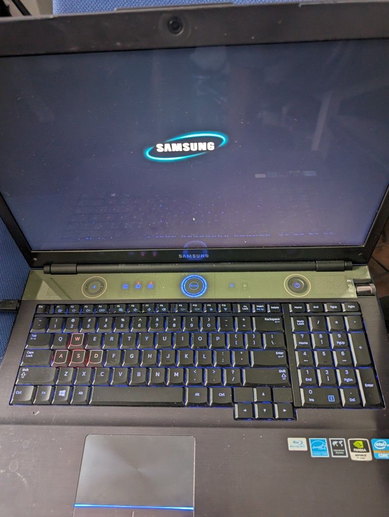 Two Laptops One Is Samsung Gaming Laptop 